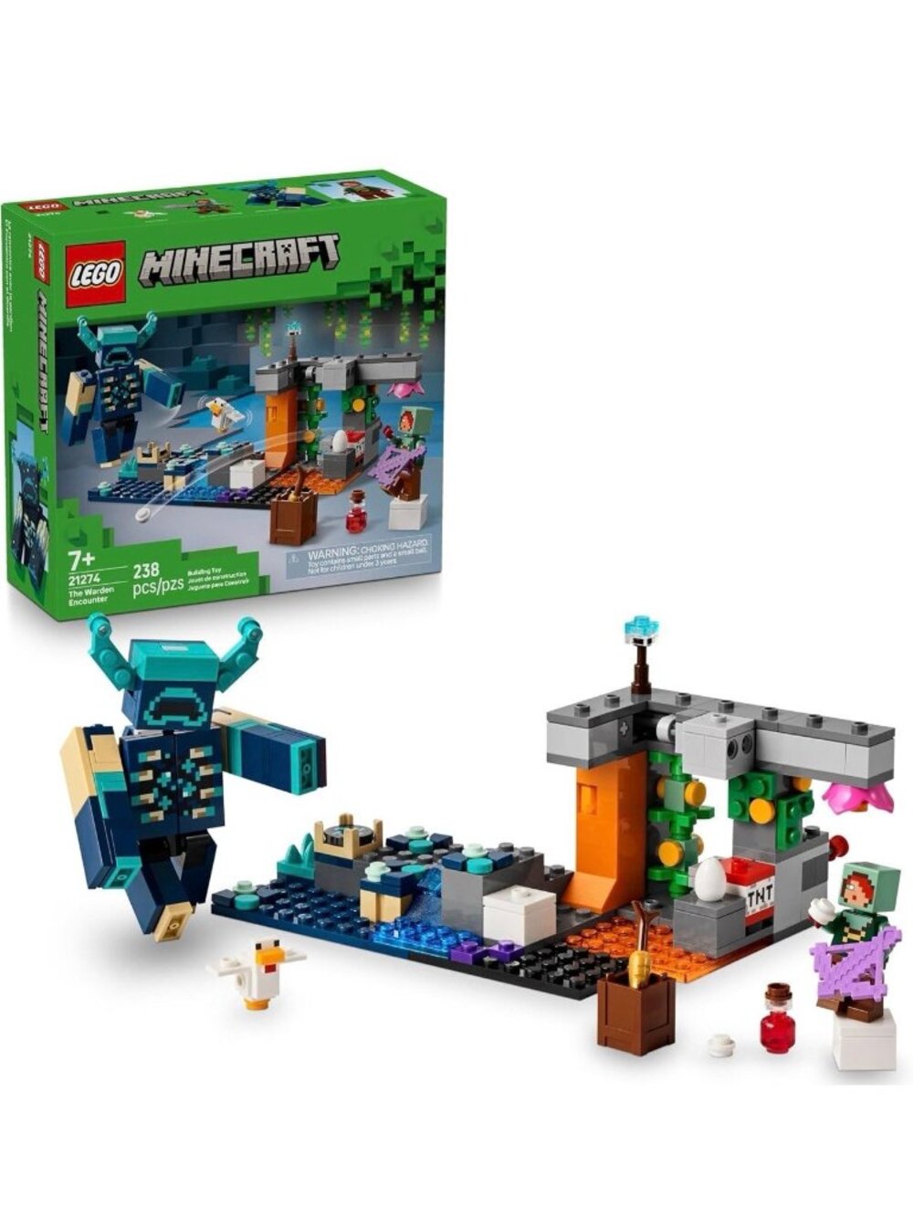 LEGO Minecraft The Warden Encounter Kids Toy